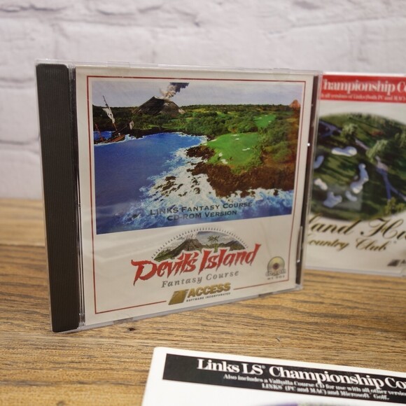 Access Software Links 386, Devils Island, Oakland Hill, Vahalia Pc Video Games - Picture 2 of 9